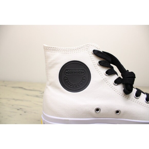 Hood Conference 55 HC Sneakers – White/Black (US 4 Men’s / US 6 Women’s) NEW - Picture 7 of 11